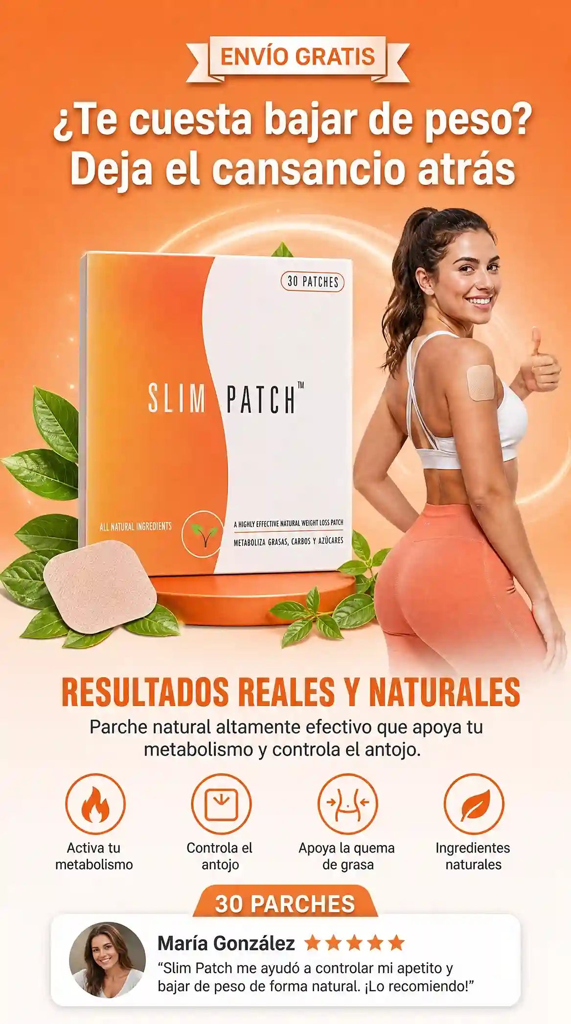 PARCHE ADELGAZANTE SLIMX30 UNIDADES